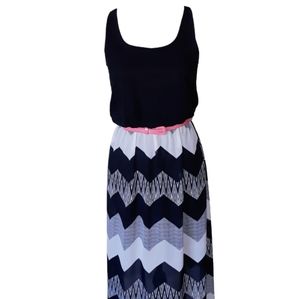 Black and White Maxi Dress